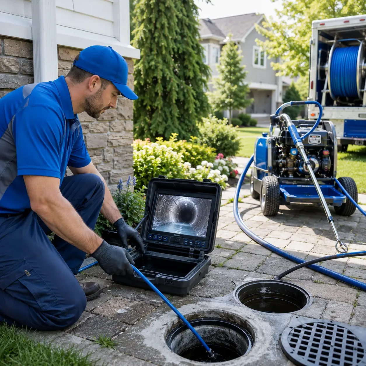 Outdoor drain cleaning professionals serving Elkhart, IN